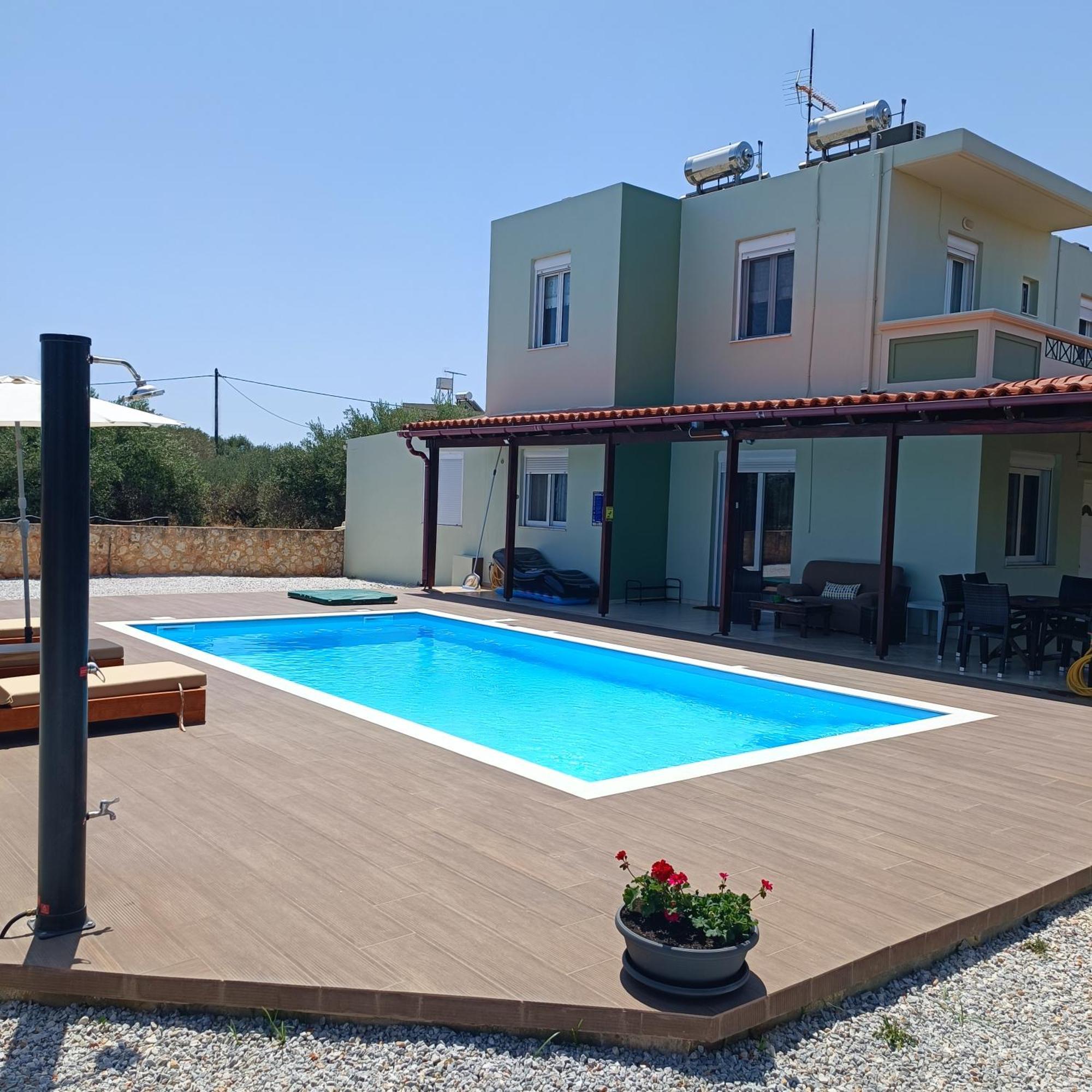Drosoula Villa 3Bdr Private Swimming Pool Chorafakia Exterior foto