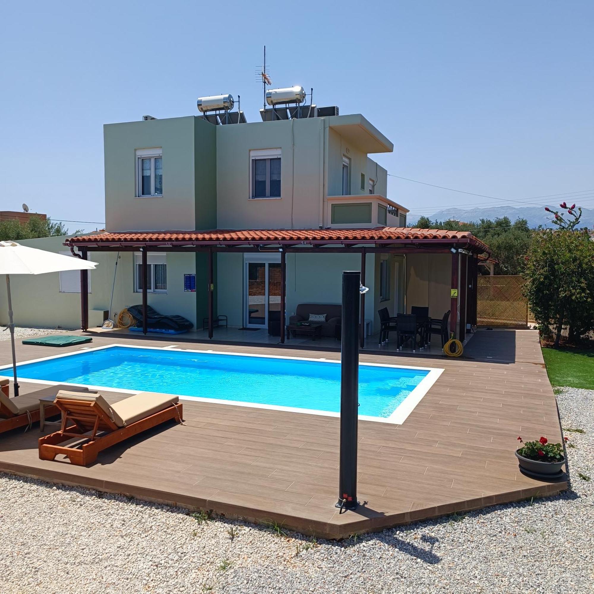 Drosoula Villa 3Bdr Private Swimming Pool Chorafakia Exterior foto