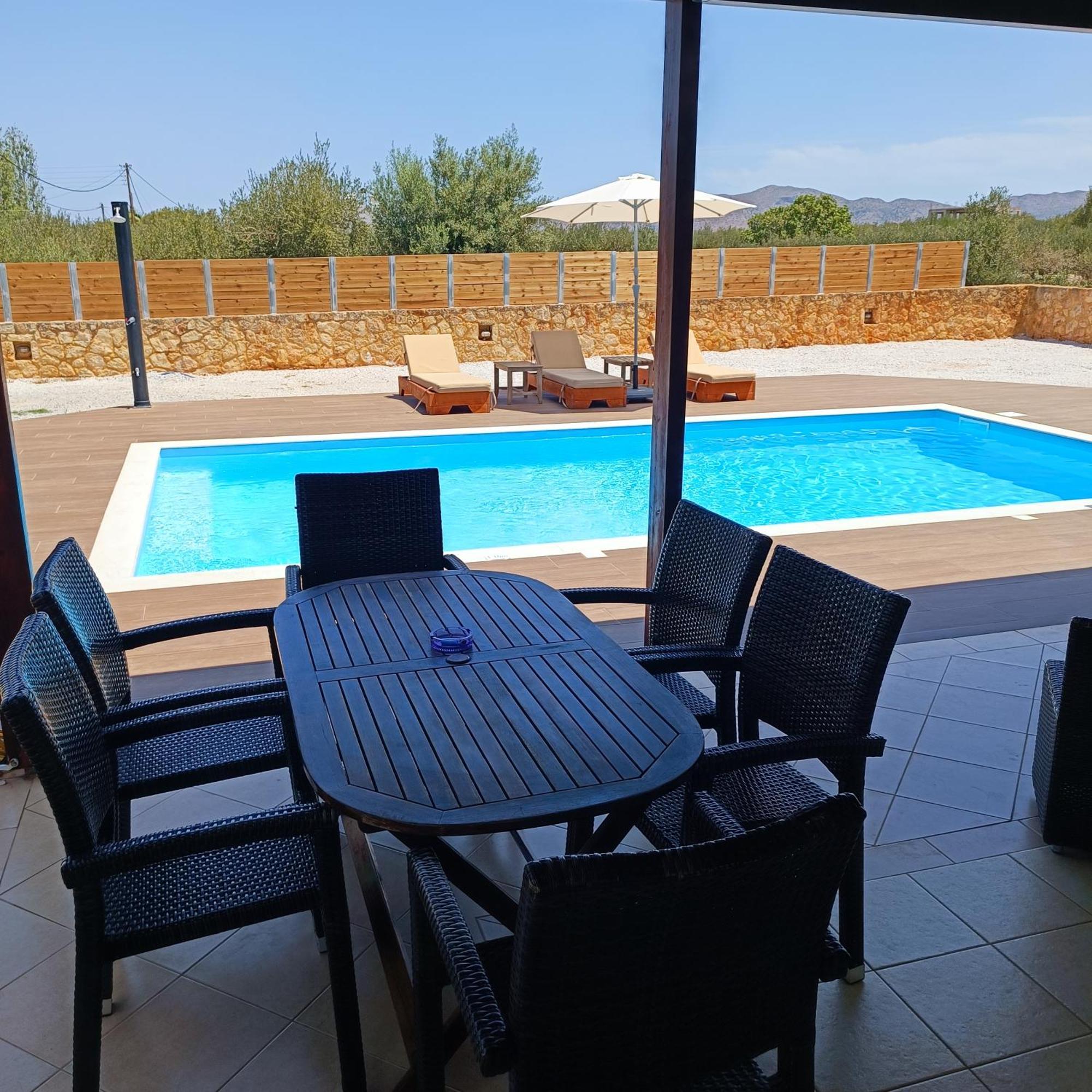 Drosoula Villa 3Bdr Private Swimming Pool Chorafakia Exterior foto